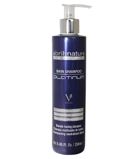 Platinum Toning Shampoo for Blonde and Grey hair. Anti-yellow action